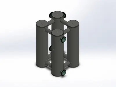 PP Buffer vessel TYPE 2A TYPE 2B Free 3D model