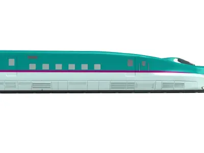 Shinkansen High Speed Train 3D model
