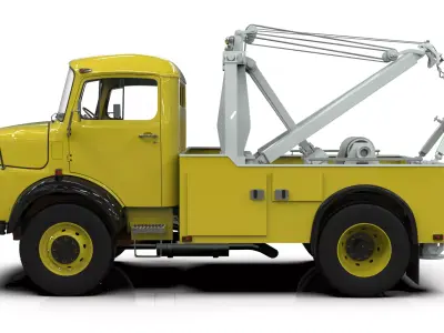 Mercedes-Benz LAK 710 4x4 Wrecker Truck  3D model