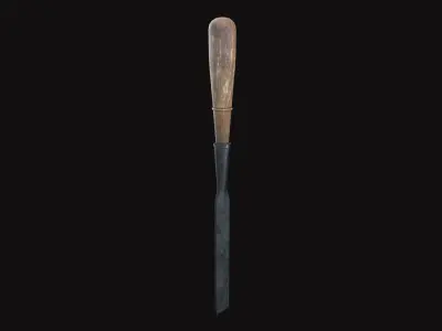 Medieval Chisels V05 Low-poly 3D model