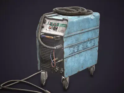 Welding Machine Low-poly 3D model get