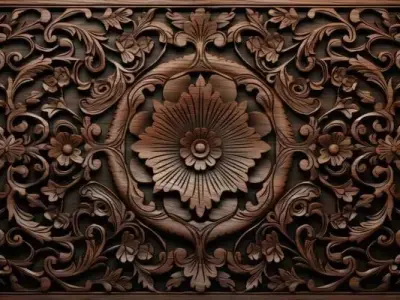 Standing Classic Mirror 3D model