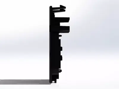 Placa de Inserto Weidmuller IE FC IP PWB 2ST Front Insert Plate 3D model
