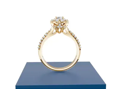 Girl Ring 3D print model purchase