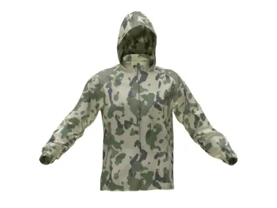 Military Jacket 199 - All MH Bodies - UE5 Skeletons - Rigged Low-poly 3D model