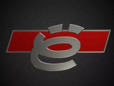 e mobile logo 3D model