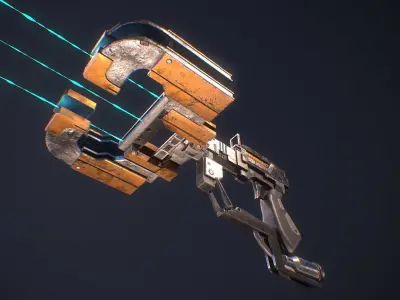Plasma cutter - Dead Space model Low-poly 3D model