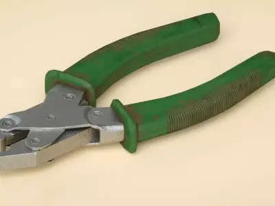 hardware-tools vise tool Low-poly 3D model