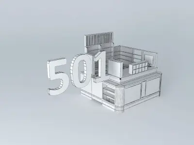 Kit501 Commercial Cash by Alex Marques Free 3D model