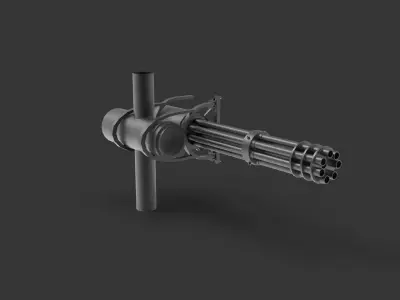 Machine Gun 3D model 14