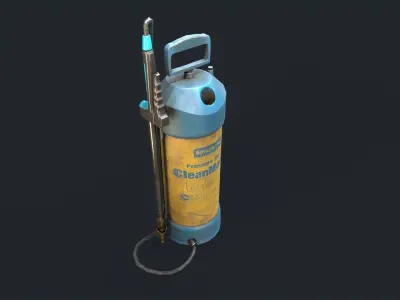Garden Sprayer Low-poly 3D model