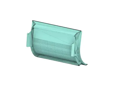 Volvo 740 760 bumper hook cover 3D print model