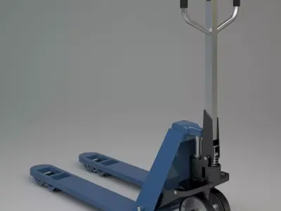 Pallet truck manual 4 3D model