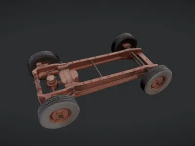 vehicle chassis 3D model purchase