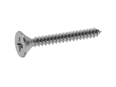 Wood Screw 3D model