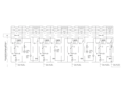 Medium voltage ring main unit 4 Free 3D model