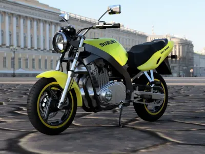 Suzuki GS500 - after 2000 3D model