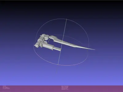 RWBY Ren Gun Basic Model 3D model