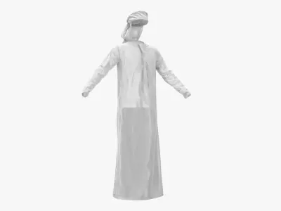  Omani Thobe with Keffiyeh 