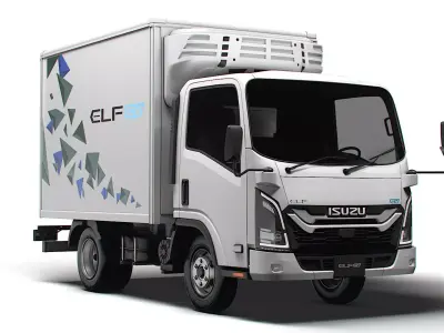 Isuzu Elf EV Refrigerator 2024 3D model