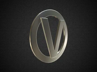 Vortex logo 3D model by 3dlogoman