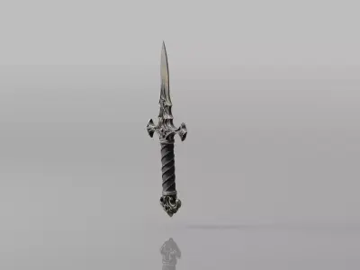 Ritual Dagger Prop Free low-poly 3D model