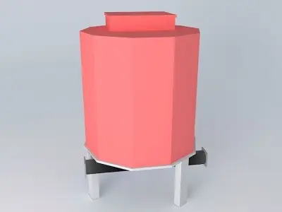 Tarax Tank for Wood Chips boiler Free 3D model