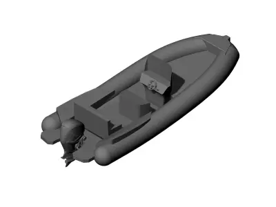 Salpa Soleil 20 Rubber Boat Free 3D model