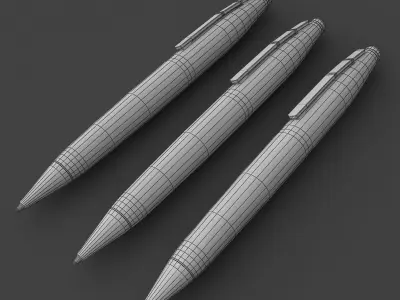 3d Pen three pens 3D model