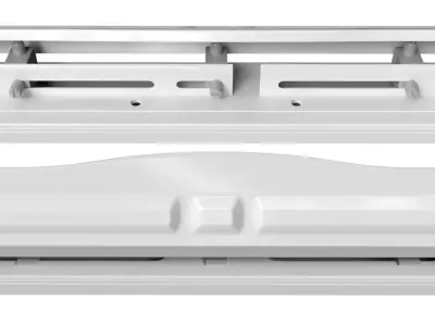 Heavy Duty 2 Hole Punch Industrial Office Metal Stationery Low-poly 3D model