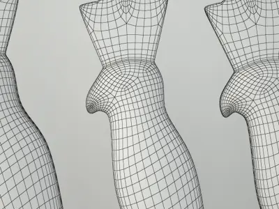 Decorative Mittus 3D model