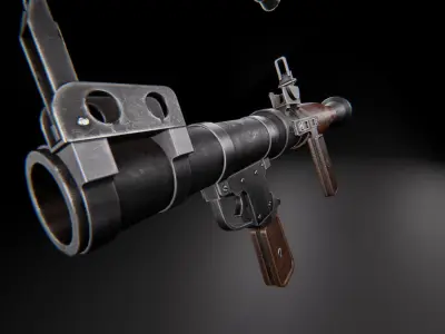 AAA RPG-7 Game Ready PBR Low-poly 3D model