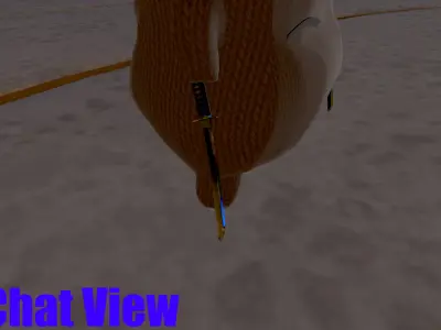 VRChat Katana Poiyomi Shader Free low-poly 3D model