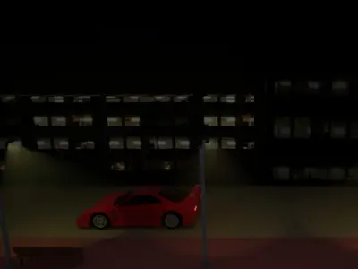 Ferrari F40 Free 3D model buy