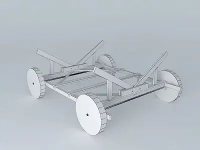 Tipping stranding boats 3D model