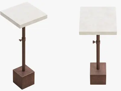 Joybird Sirius Adjustable Accent Table 3D model