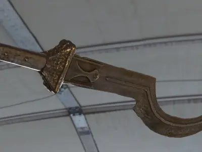 Khopesh sword 3D model buy