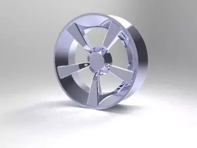Alloy wheel rim Free 3D model