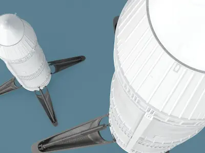  Next Generation Space Rocket Standing Pose 