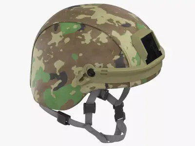Advanced Combat Helmet Worn 3D model