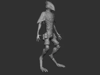 Space solider 3D model 3D model