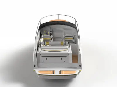 Modern Yacht 3D model