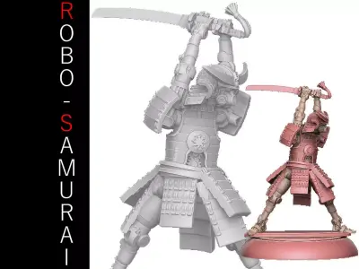 Robo Samurai Mk 8 3D print model