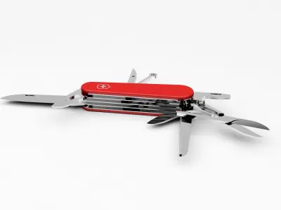 Swiss Army Knife 3D model get