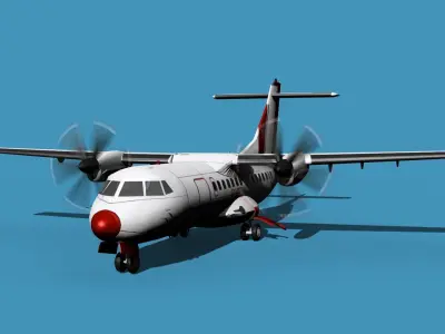 ATR-42-320 Guardia Coastiera 3D model