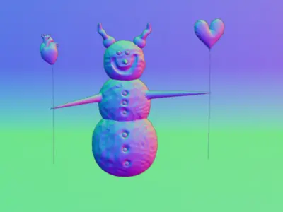 SNOWMAN 3D model purchase