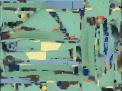 Low Poly Fighter Jet 3D Model Stylized Military Aircraft Low-poly 3D model