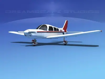Piper PA-28 V17 3D model