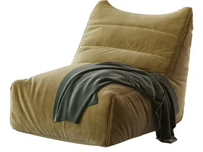 Levi Bean Bag Chair 3D model