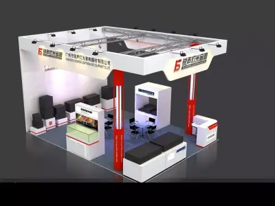Exhibition - Area - 6X8-3DMAX2009-016 3D model